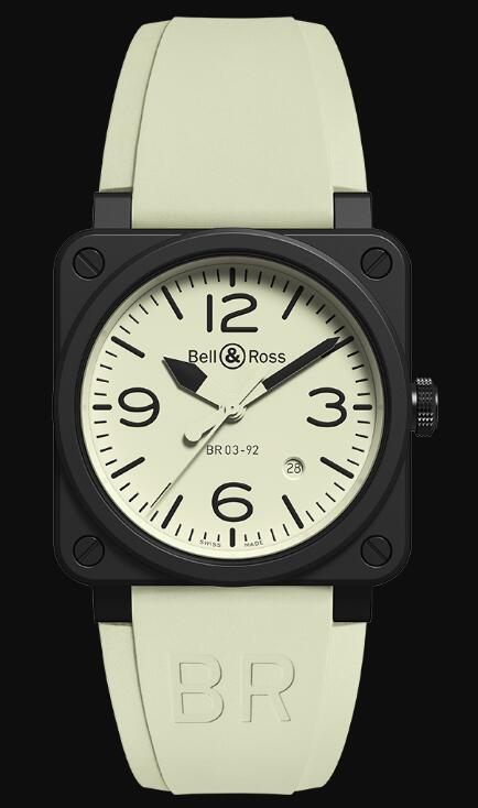 Bell & Ross BR 03-92 FULL LUM BR0392-LUM1-CE/SRB Replica Watch